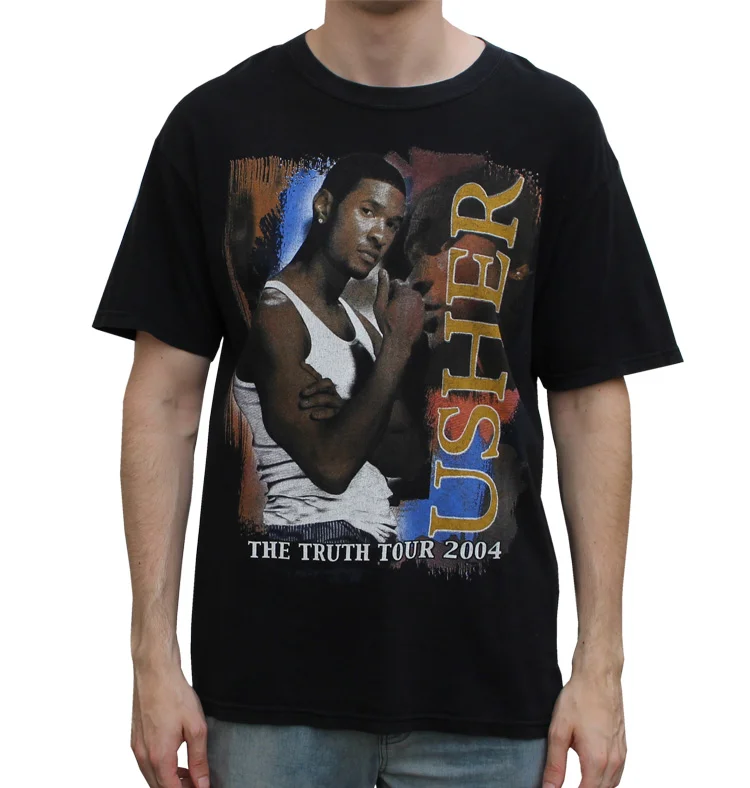 2004年　00s　Usher The Truth Tour TeeサイズXL 2004 Usher Kanye West The Truth Tour Shirt – WyCo Vintage